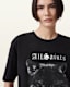 Dawn Wolf Print Relaxed Fit T-Shirt