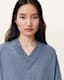 Julieana V Neck Wool Jumper