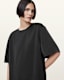 Amelie Satin Relaxed Fit T-Shirt