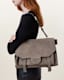 Ursa Crocodile Effect Leather Bag