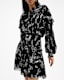 Aubrey Sheer Frill Mini Dress