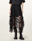 Josie Tiered Lace Midi Skirt