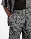 Jemi Leopard Print Metallic Trousers