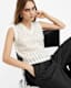 Vivian Open Stitch V-Neck Tank Top