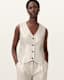 Averie Relaxed Fit Linen Waistcoat