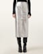Renai Slim Fit Leather Pencil Skirt