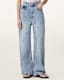 Blake Embellished Wide Leg Denim Jeans