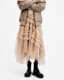 Jen Tulle Asymmetric Maxi Skirt