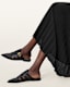 Nala Point-Toe Leather Mules