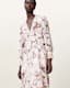 Zora Floral Ruffle Midi Dress