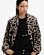 Mabel Leopard Print Oversized Coat