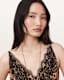 Melia Leopard Print Maxi Dress