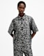 Jemi Metallic Leopard Print Shirt