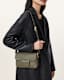 Jupiter Snake Effect Leather Crossbody Bag