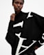 A Star High Neck Jacquard Jumper