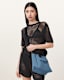 Izzy Logo Print Knitted Mini Tote Bag