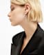 Lux Embellished Star Hoop Earrings