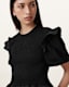 Ode Puff Sleeve Midi Dress