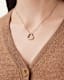 Vida Beaded Heart Pendant Necklace