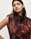 Isa Claudia Silk Blend Midi Dress