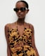 Amaya Alessandra Cut Out Midi Dress