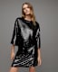Opal Sparkle Sequin T-Shirt Mini Dress