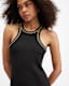 Cassidy Embellished Trim Midi Dress