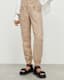 Val High-Rise Cargo Linen Blend Trousers