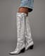 Reina Metallic Leather Boots