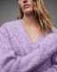 Wick Brushed V-Neck Cardigan