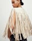 Astral Leather Fringed Gilet