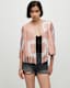 Evie Leather Tie Dye Tassel Gilet