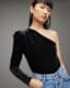 Daphne Velvet One Shoulder Bodysuit