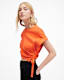 Mira Cropped Side Drawcord T-Shirt