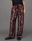 Tyler Silk Blend Leopard Anita Trousers