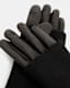 Zoya Extended Knitted Cuff Leather Gloves