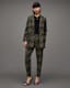 Aleida Toni Houndstooth Print Blazer