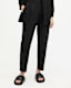 Aleida Mid-Rise Tapered Jersey Trousers