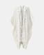 Clarissa Logo Print Ruana Scarf