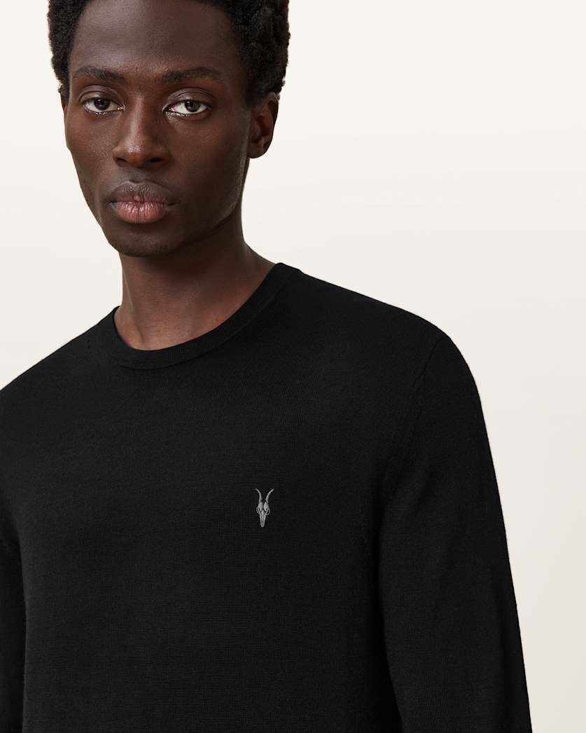 Mode Merino Crew Neck Ramskull Jumper