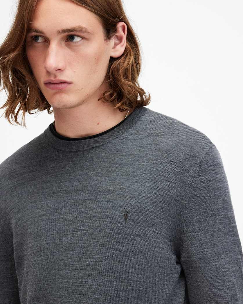 Mode Merino Crew Neck Ramskull Jumper