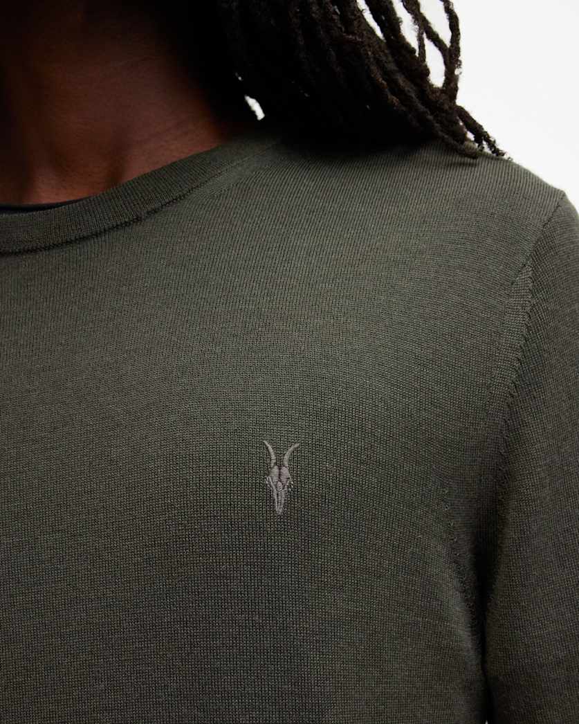 Mode Merino Crew Neck Ramskull Jumper