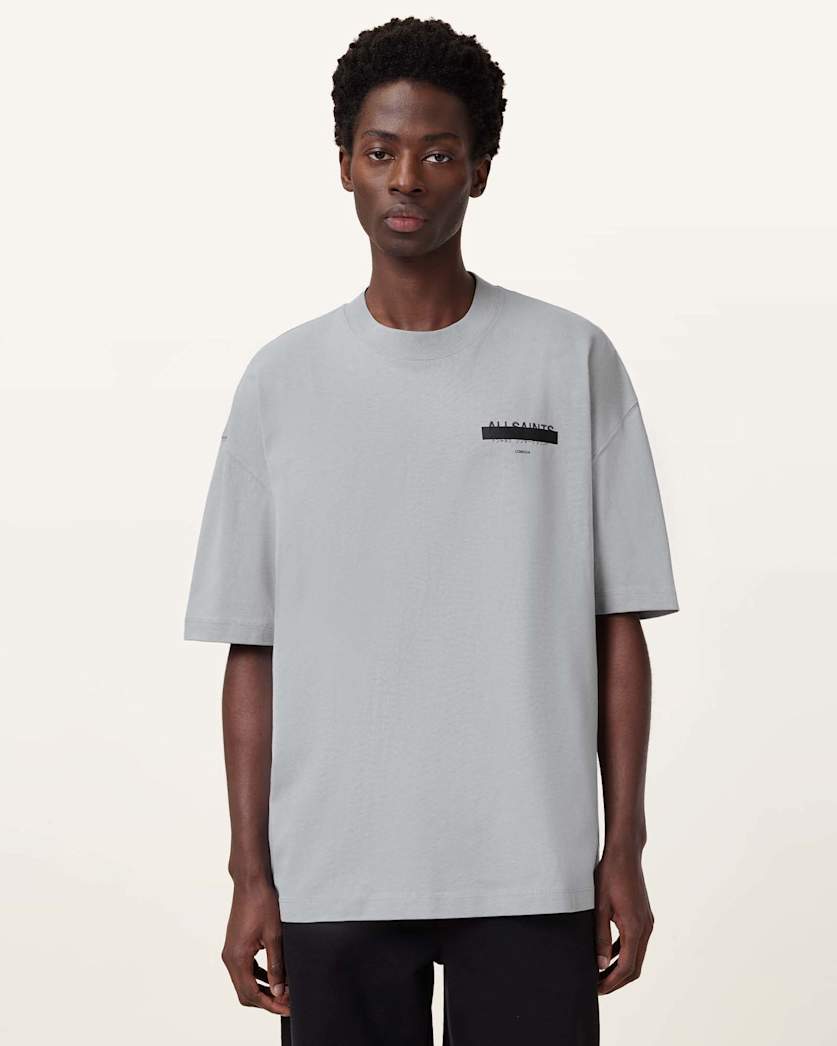 Redact Oversized Embroidered Logo T-Shirt