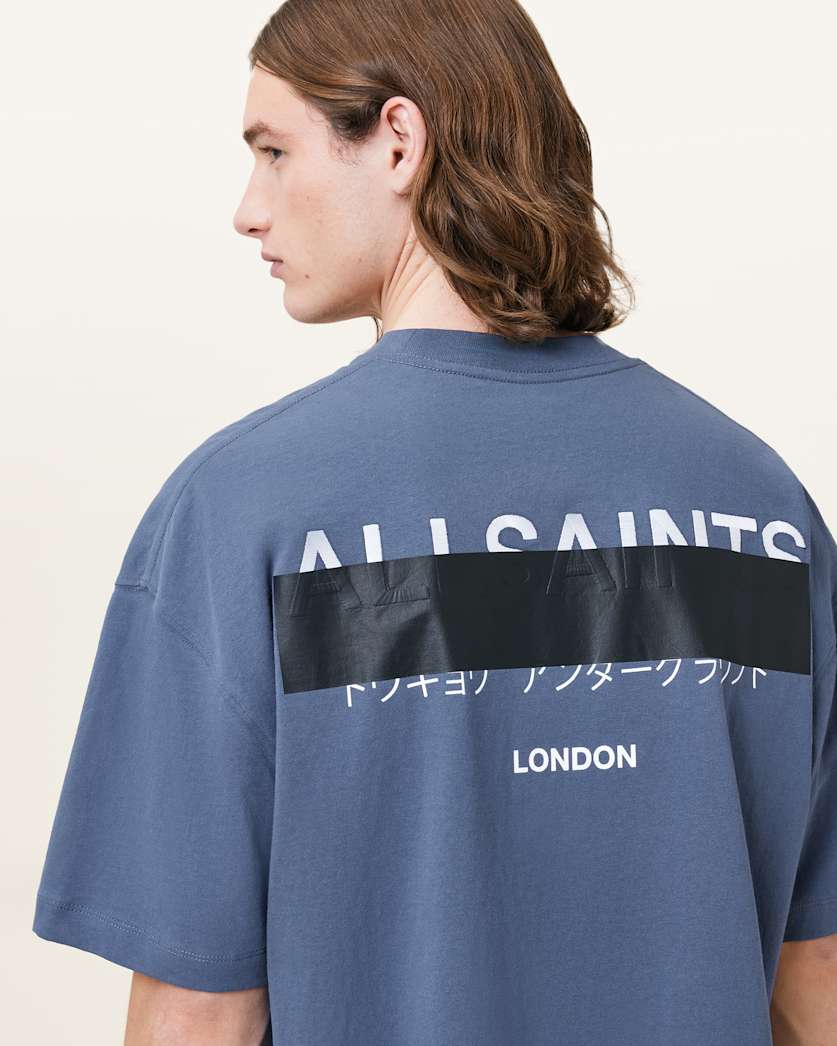 Redact Oversized Embroidered Logo T-Shirt