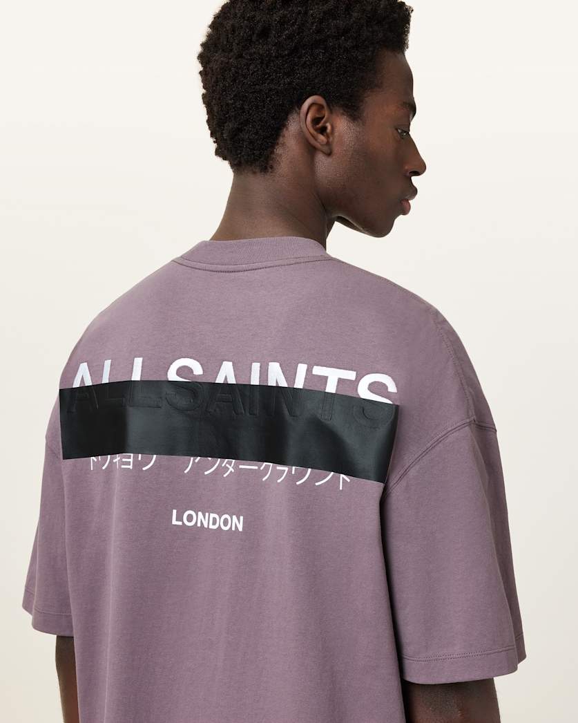 Redact Oversized Embroidered Logo T-Shirt