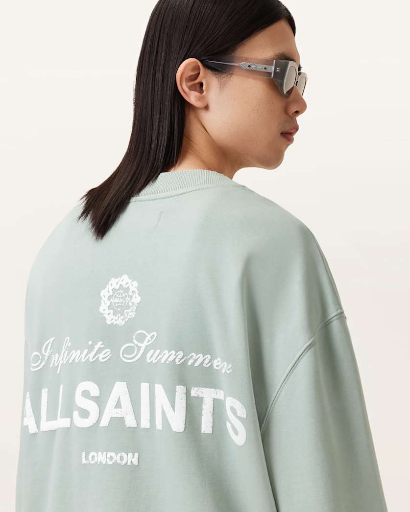 Soleil Crew Oversized Cropped Sweatshirt