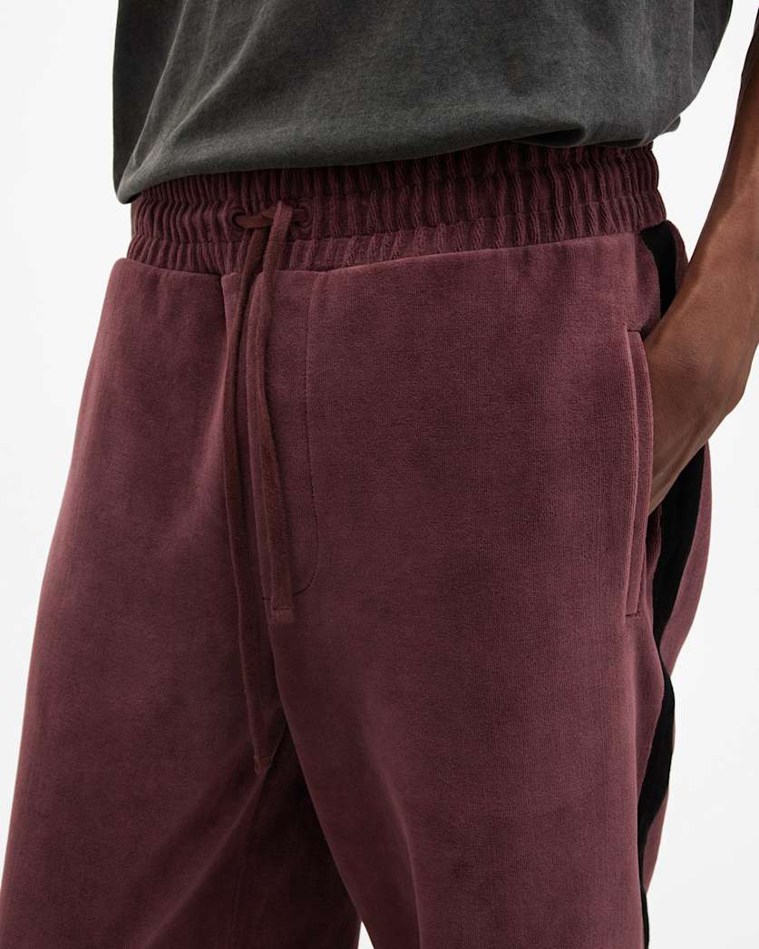 Draven Velour Wide Leg Sweatpants