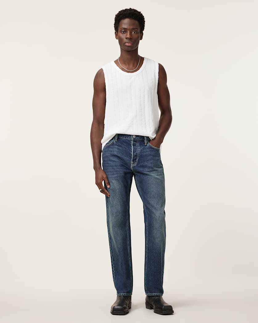 Reid Straight Fit Denim Jeans