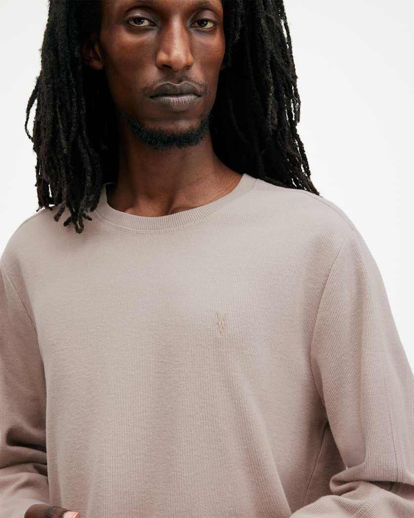 Rowe Long Sleeve Waffle Ramskull T-Shirt