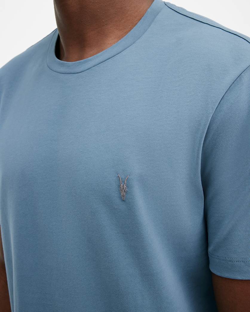 Brace Brushed Cotton Crew Neck T-Shirt